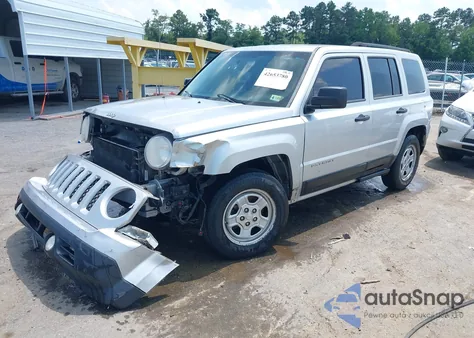2012 Jeep Patriot Sport из США, поврежденный, VIN 1C4NJPBA5CD610409